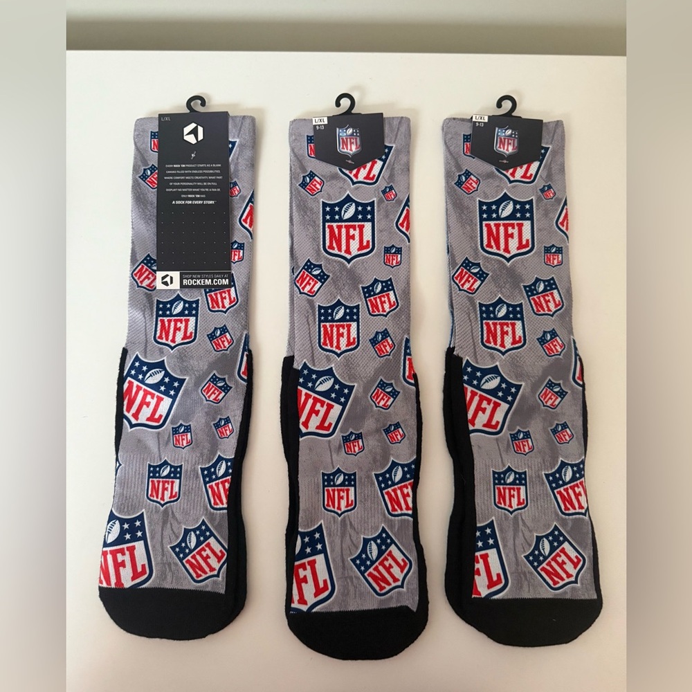 NFL Gray Socks